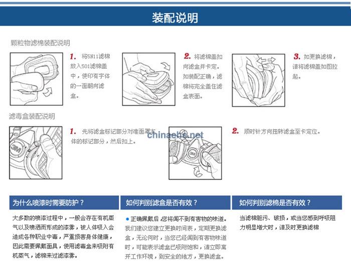 3M 6001CN防有機(jī)蒸氣、笨、汽油濾毒盒